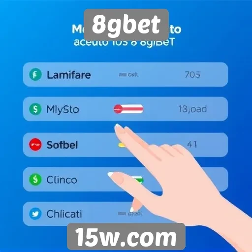 Métodos de pagamento aceitos no 8gbet